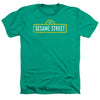 Sesame Street - Rough Logo Adult Regular Fit Heather Short Sleeve