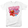 Sesame Street - Valentine'S Day Sweeties Elmo And Abby Adult Regular Fit Short Sleeve