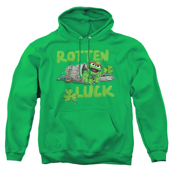Sesame Street - Oscar The Grouch Rotten Luck Adult Pullover Hoodie