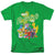 Sesame Street - St. Patrick'S Day Big Bird Elmo Cookie Monster Adult Regular Fit Short Sleeve