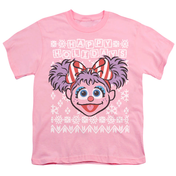 Sesame Street - Abby Cadabby Ugly Christmas Youth Short Sleeve