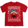 Sesame Street - Elmo Ugly Christmas Youth Short Sleeve
