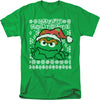 Sesame Street - Oscar The Grouch Ugly Christmas Adult Regular Fit Short Sleeve
