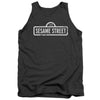 Sesame Street - One Color Logo Adult Tank Top
