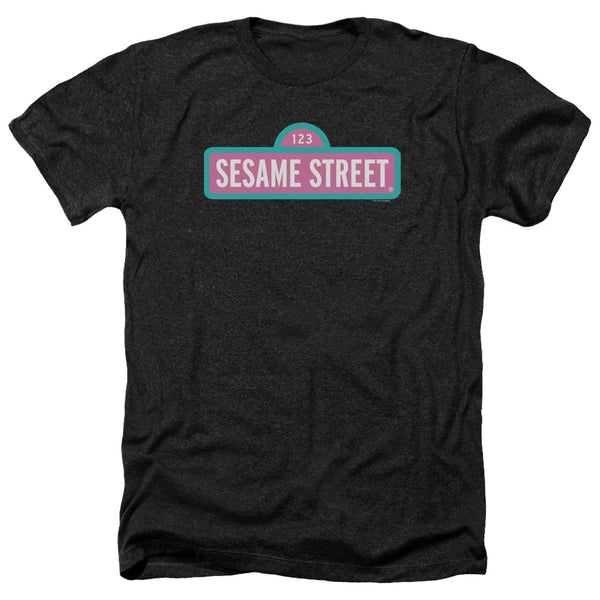 Sesame Street - Alt Logo Adult Regular Fit Heather Short Sleeve