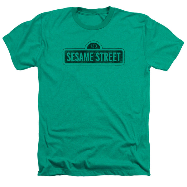 Sesame Street - One Color Dark Adult Regular Fit Heather Short Sleeve