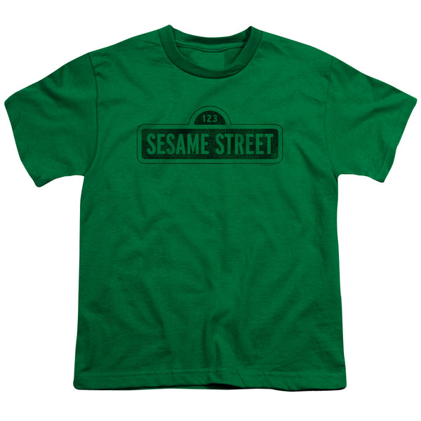 Sesame Street - One Color Dark Youth Short Sleeve