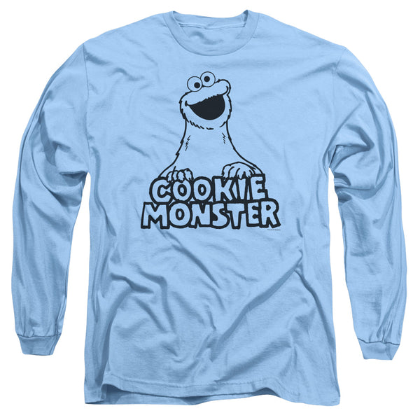 Sesame Street - Vintage Cookie Monster Adult Long Sleeve