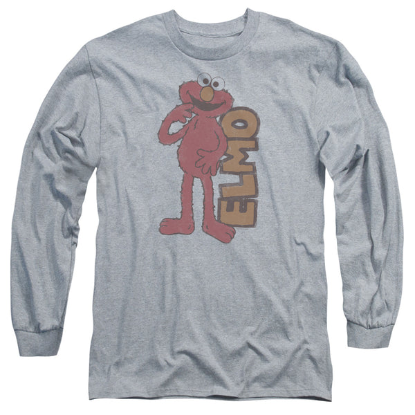 Sesame Street - Vintage Elmo Adult Long Sleeve