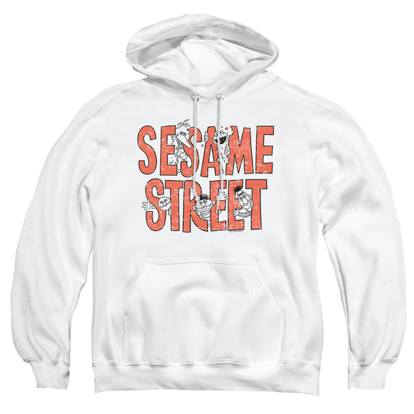 Sesame Street - In Letters Adult Pullover Hoodie