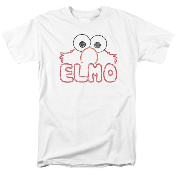 Sesame Street - Elmo Letters Adult Regular Fit Short Sleeve