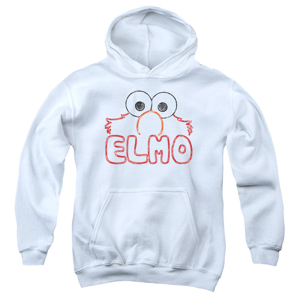Sesame Street - Elmo Letters Youth Hooded Sweatshirt