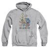 Sesame Street - Colorful Group Adult Pullover Hoodie