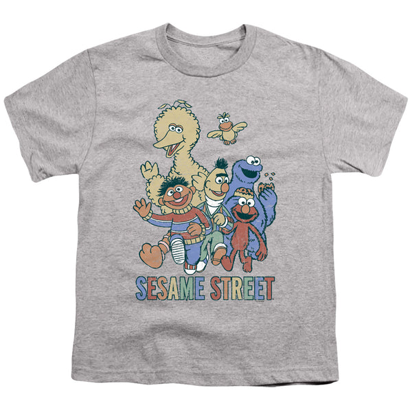 Sesame Street - Colorful Group Youth Short Sleeve