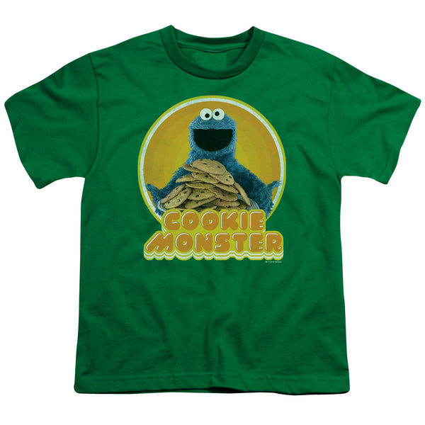 Sesame Street - Cookie Iron On Youth Short Sleeve