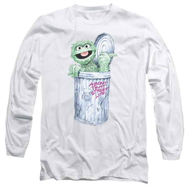 Sesame Street - About That Street Life Adult Long Sleeve