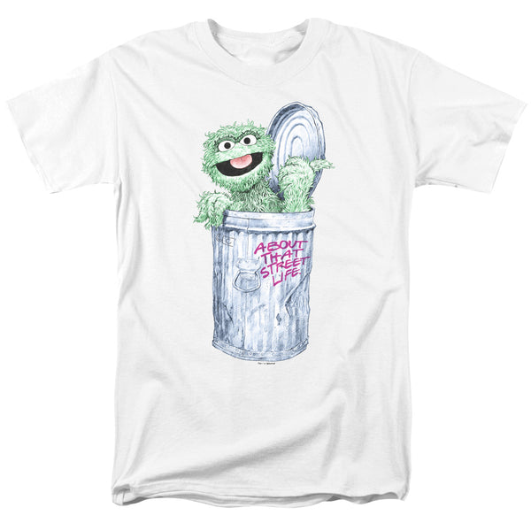 Sesame Street - About That Street Life Adult Regular Fit Short Sleeve