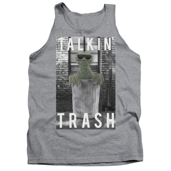Sesame Street - Talkin Trash Adult Tank Top