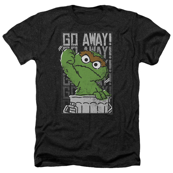 Sesame Street - Go Away Adult Regular Fit Heather Short Sleeve