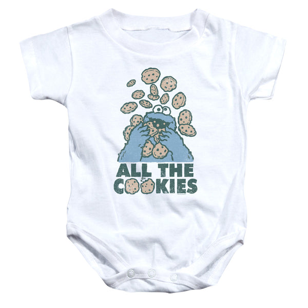 Sesame Street - All The Cookies Infant Snapsuit