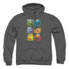 Sesame Street - Group Squares Adult Pullover Hoodie