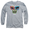 Sesame Street - Halftone Heads Adult Long Sleeve