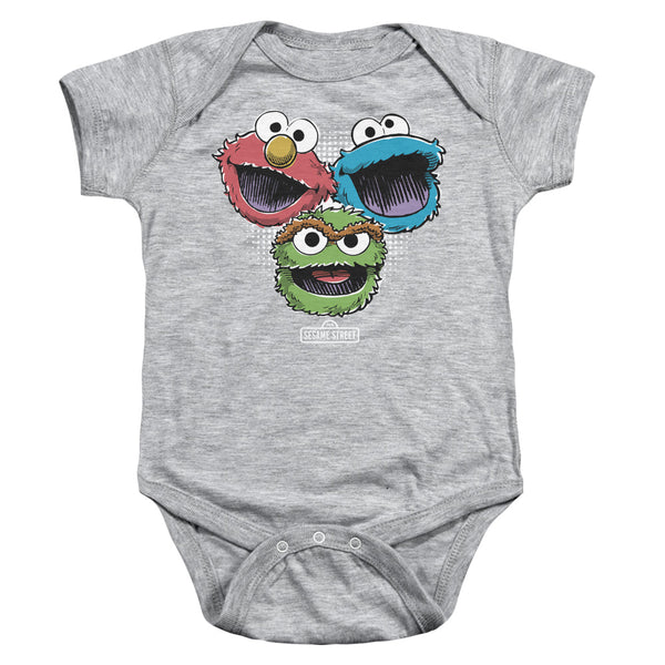 Sesame Street - Halftone Heads Infant Snapsuit