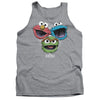 Sesame Street - Halftone Heads Adult Tank Top