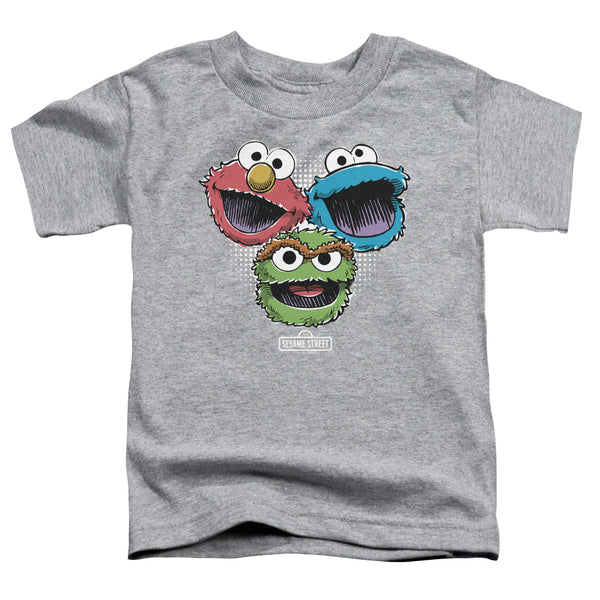 Sesame Street - Halftone Heads Toddler Short Sleeve