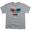 Sesame Street - Halftone Heads Youth Short Sleeve