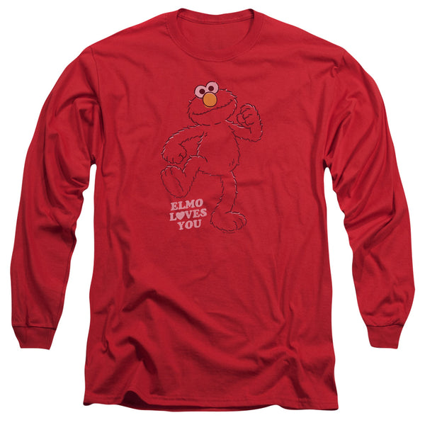 Sesame Street - Elmo Loves You Adult Long Sleeve