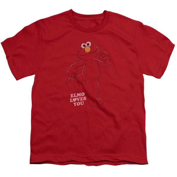 Sesame Street - Elmo Loves You Youth Short Sleeve