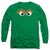 Sesame Street - Oscar The Grouch Face Adult Long Sleeve