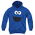 Sesame Street - Cookie Monster Face Youth Hooded Sweatshirt