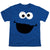 Sesame Street - Cookie Monster Face Youth Short Sleeve