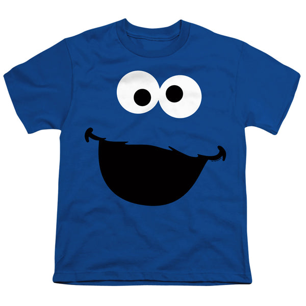 Sesame Street - Cookie Monster Face Youth Short Sleeve