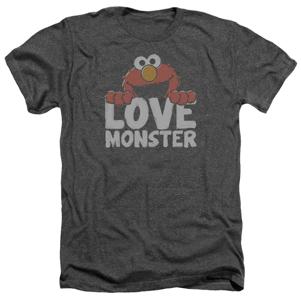 Sesame Street - Love Monster Adult Regular Fit Heather Short Sleeve