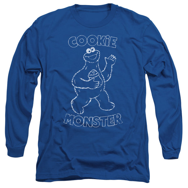 Sesame Street - Simple Cookie Adult Long Sleeve