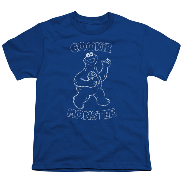 Sesame Street - Simple Cookie Youth Short Sleeve