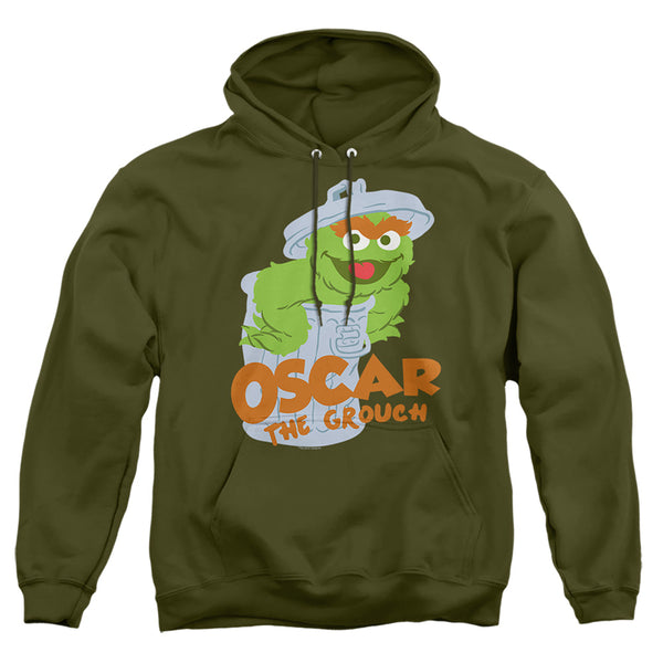 Sesame Street - Flat Oscar Adult Pullover Hoodie