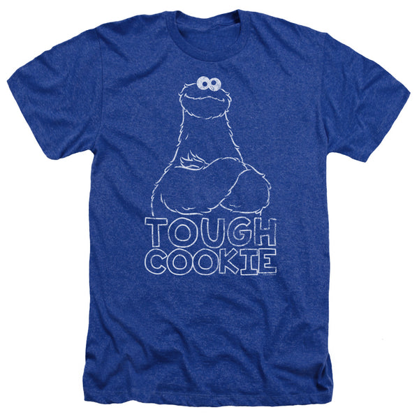 Sesame Street - Touch Cookie Adult Regular Fit Heather Short Sleeve