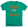 Sesame Street - Oscar Sandwich Adult Regular Fit Heather Short Sleeve