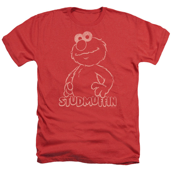 Sesame Street - Studmuffin Adult Regular Fit Heather Short Sleeve