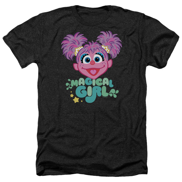 Sesame Street - Magical Girl Abby Cadabby Adult Regular Fit Heather Short Sleeve