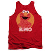 Sesame Street - Elmo Scribble Adult Tank Top