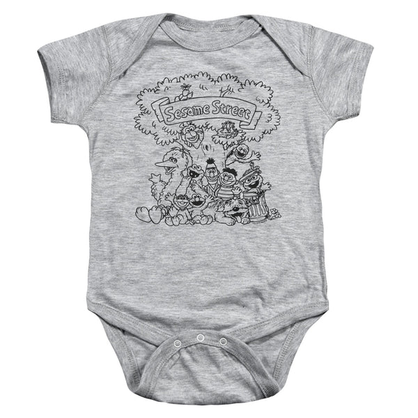 Sesame Street - Simple Street Infant Snapsuit