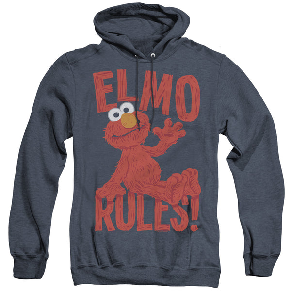 Sesame Street - Elmo Rules Adult Heather Hoodie