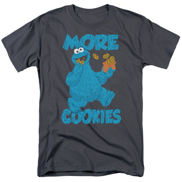 Sesame Street - More Cookies Adult Regular Fit Short Sleeve