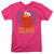 Sesame Street - Patterned Elmo Heart Adult Regular Fit Short Sleeve