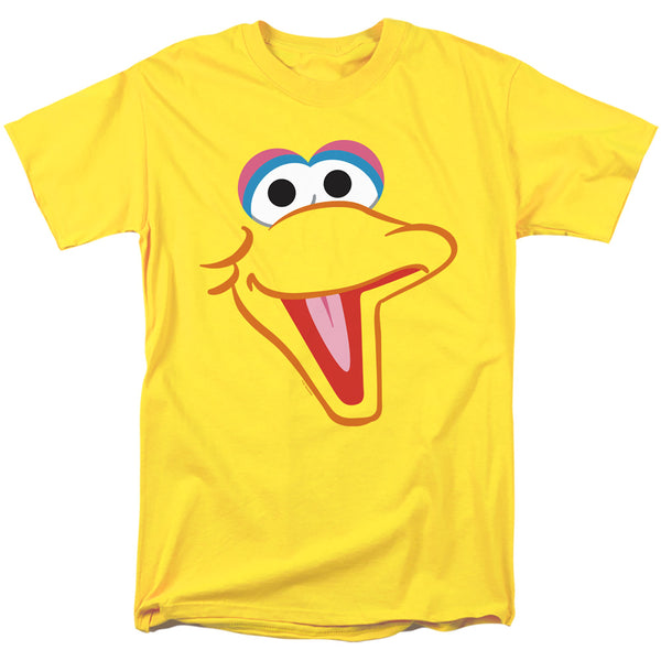 Sesame Street - Big Bird Head Adult Regular Fit Short Sleeve